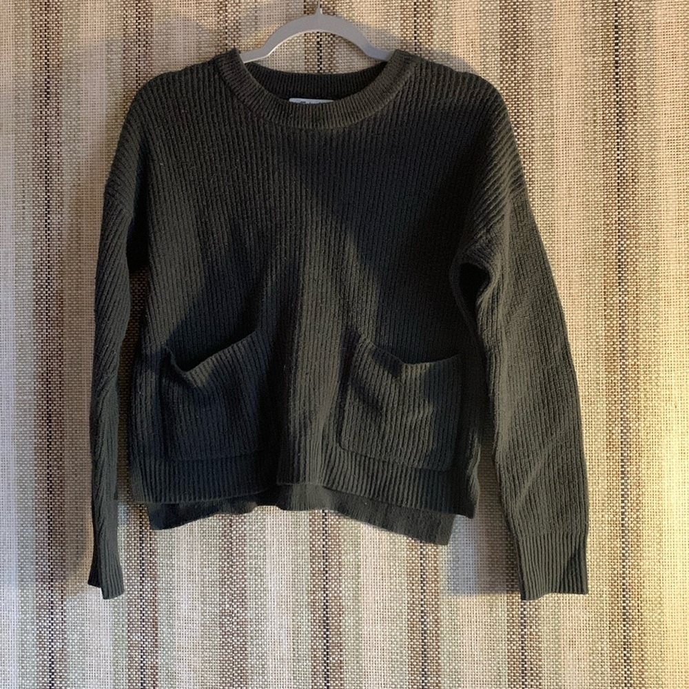 Madewell Sweater Green Womens Size XS Winter Clothing Pullover Shirt Fall Indie
